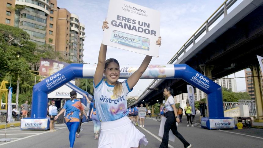 En la Carrera Caracas Rock los atletas se activaron con Distrovit ®