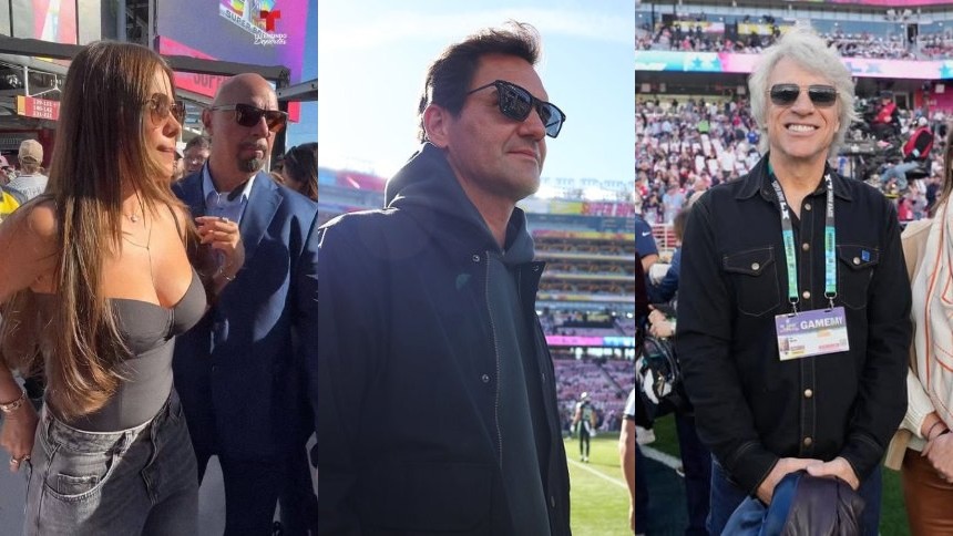 Sofía Vergara, Roger Federer y Bon Jovi, entre los notables asistentes al Super Bowl LX