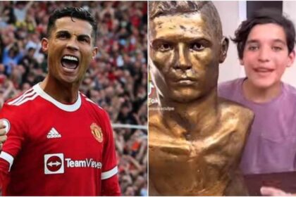 La escultura de Cristiano Ronaldo hecha por un niño venezolano
