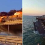 Lo que se sabe de la fuerte explosión que afectó al puente que comunica a Rusia con Crimea +VIDEO
