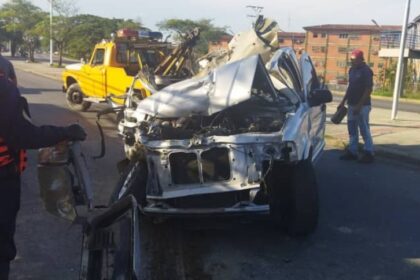 Se registran tres nuevas muertes tras otro accidente de tránsito en Aragua