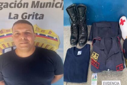 Las autoridades detuvieron a un hombre en la población de La Grita, estado Táchira, por usurpar funciones como bombero y dictar unos supuestos cursos de primeros auxilios