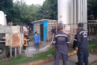 EN VIDEO: Fuga de oxígeno prendió las alarmas en hospital de Valencia la madrugada de este 20Ago