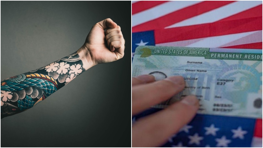 Supuestamente, le negaron a un salvadoreño tramitar su 'green card' en Estados Unidos por sus tatuajes y La Corte Suprema de Justicia.  