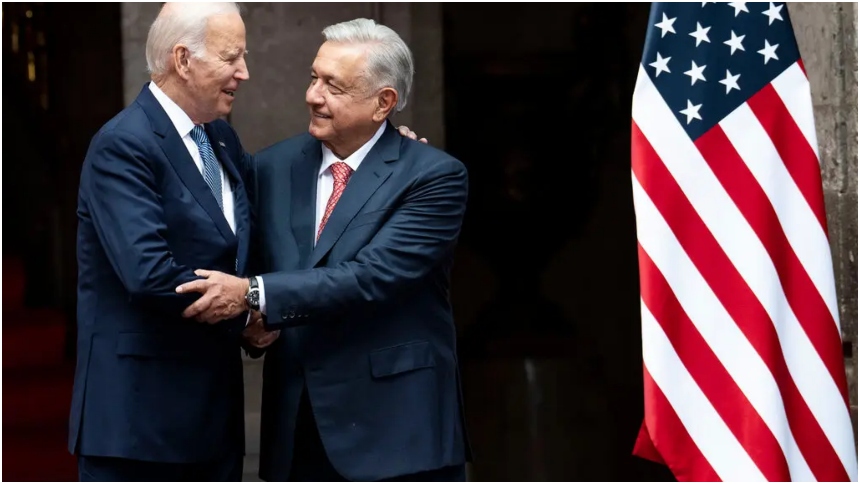 El presidente de los Estados Unidos, Joe Biden, y homólogo mexicano, Andrés Manuel López Obrador, prometieron el lunes acciones conjuntas para combatir la migración ilegal.  