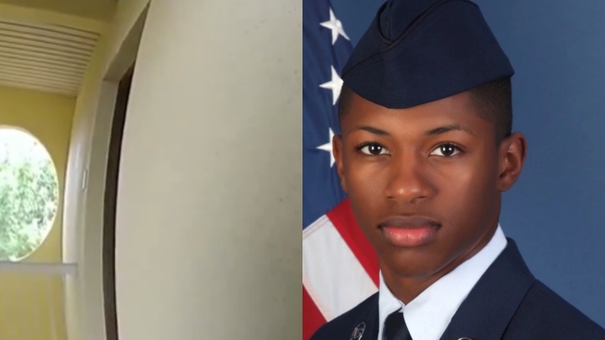En las últimas horas, se revelaron las imágenes de un video de la cámara corporal del policía que mató a un joven de la Fuerza Aérea de EEUU.