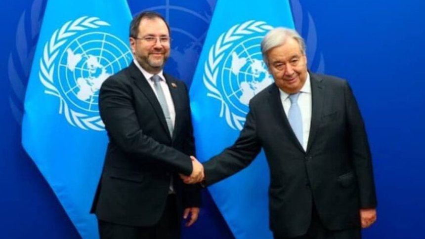 Canciller chavista se reunió con el secretario general de la ONU, António Guterres, de esto hablaron