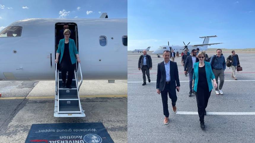 "Estamos listos para trabajar": Encargada de negocios de los EEUU, Laura Dogu, arribó al país este 31Ene