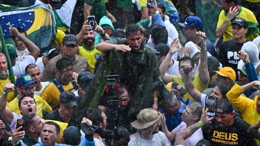 Varios heridos por un rayo durante la manifestación en apoyo a Bolsonaro en Brasilia