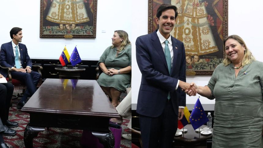Viceministro Oliver Blanco se reunió con la encargada de negocios de la Unión Europea en Venezuela