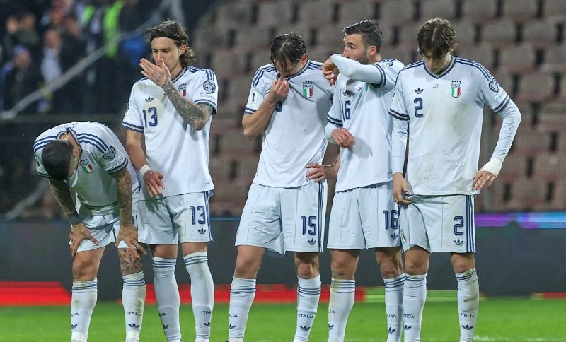 Italia se quedó fuera del Mundial, por tercera vez consecutiva