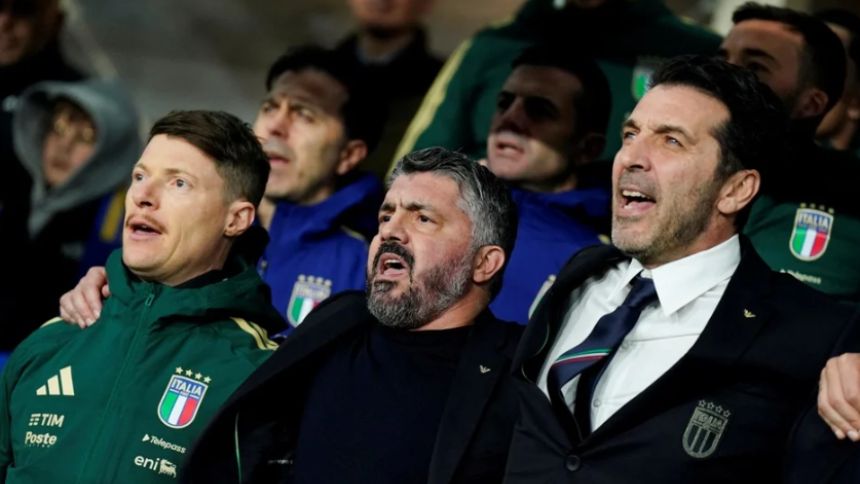 Gattuso y Buffon renunciaron a la selección de Italia tras no clasificar al Mundial