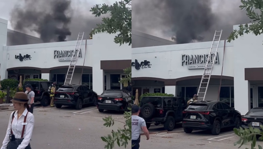 Un incendio registrado durante la tarde de este viernes, 10 de abril, en el restaurante de comida venezolana Francisca, ubicado en la calle 58 de Doral, en Miami-Dade (Florida) generó alarma entre residentes y transeúntes luego de que una enorme columna de humo negro se elevara sobre la zona comercial.  