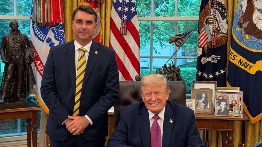 La promesa del hijo de Bolsonaro a Trump si gana la presidencia de Brasil
