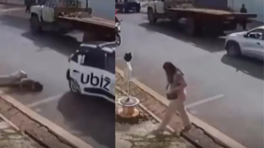 VIDEO VIRAL: Mujer se lanzó de un taxi en movimiento en Brasil, la razón generó gran polémica en las redes