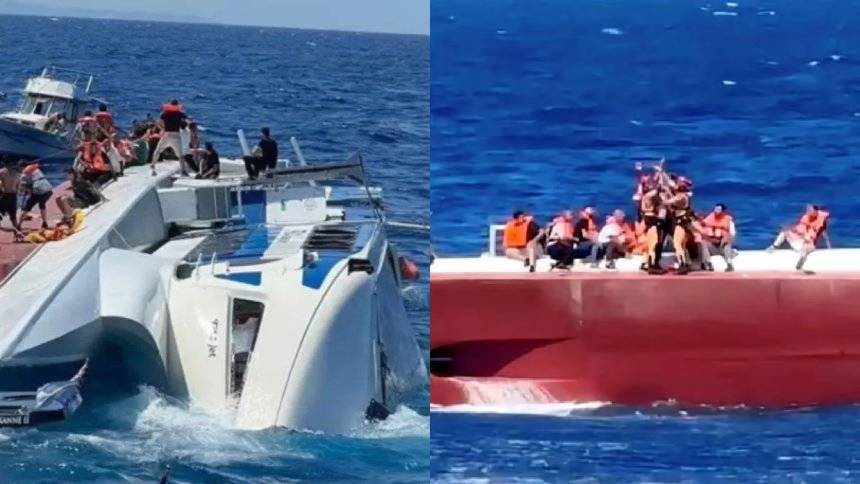 VIDEO: Naufragio de ferry en las costas de Chipre dejó ocho fallecidos, miembros de la tripulación fueron detenidos
