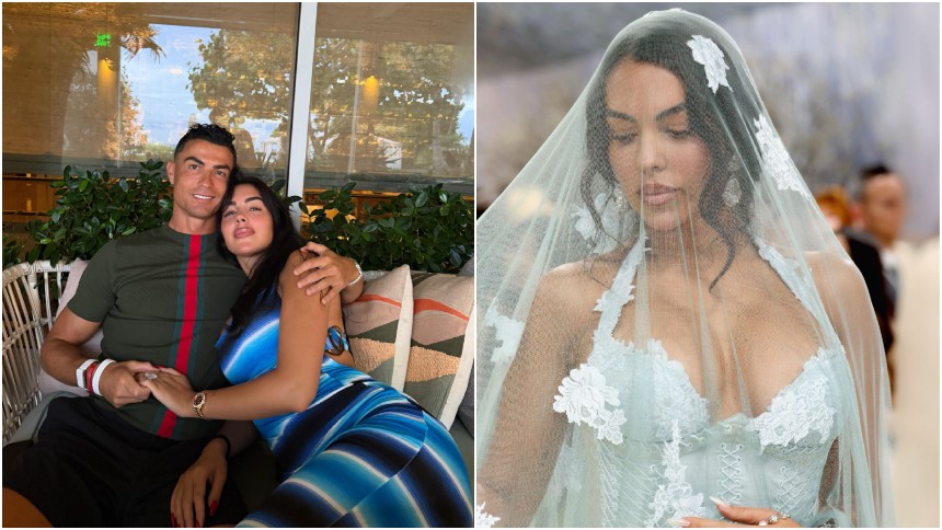 LA FOTO: Cristiano Ronaldo y Georgina Rodríguez finalmente se casaron