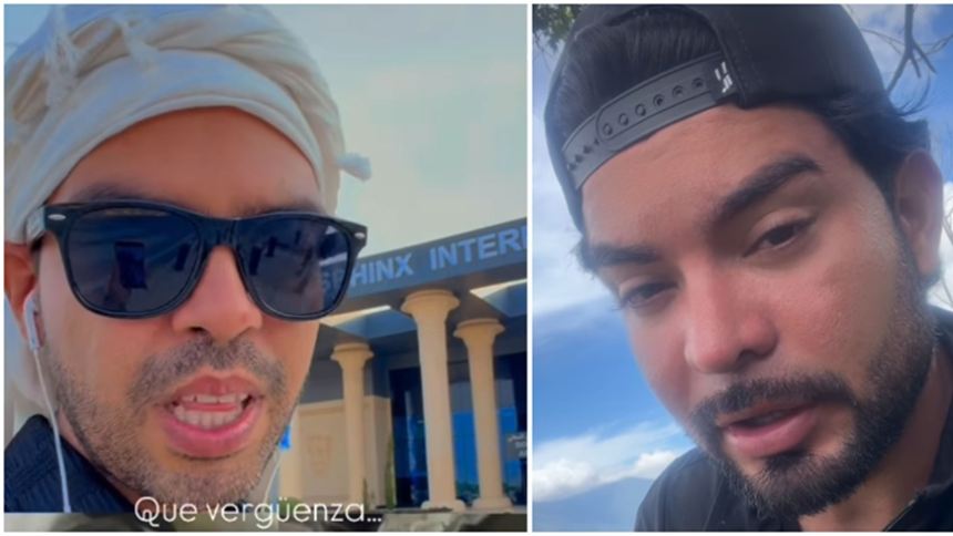 La polémica entre Lenín Peña y Gabriel Méndez e trasladó a las redes. Fotos capturas de video RRSS