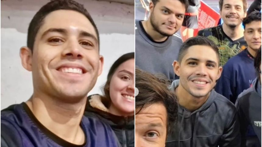 El migrante venezolano era atleta de alta competencia en Chile. Fotos cortesía RRSS Crónicas de Chile.