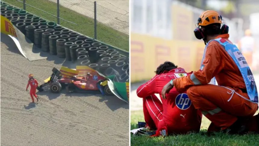 VIDEO: Charles Leclerc sufrió aparatoso accidente durante el Gran Premio de Monza este 6Sep