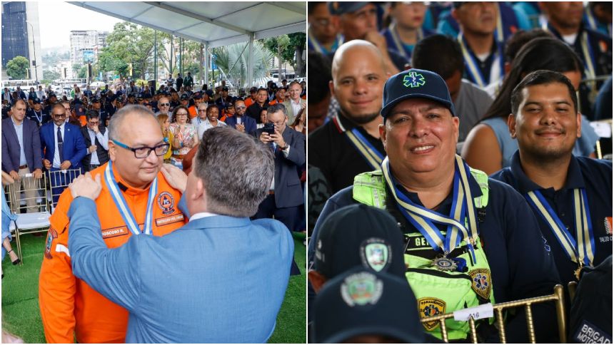 «Héroes de Chacao» fueron homenajeados por su valentía y dedicación tras terremotos