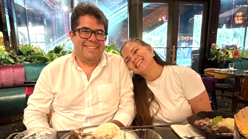 La pareja de venezolanos que vive en Doral fue detenida por el ICE. Fotos cortesía Go Found Me