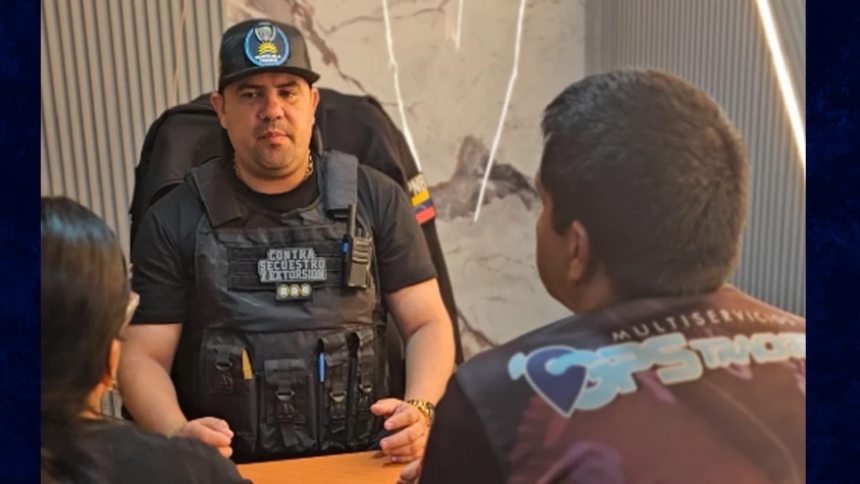 La PNB descubrió el modus operandi del "secuestro por ficción". Foto captura de video de RRSS