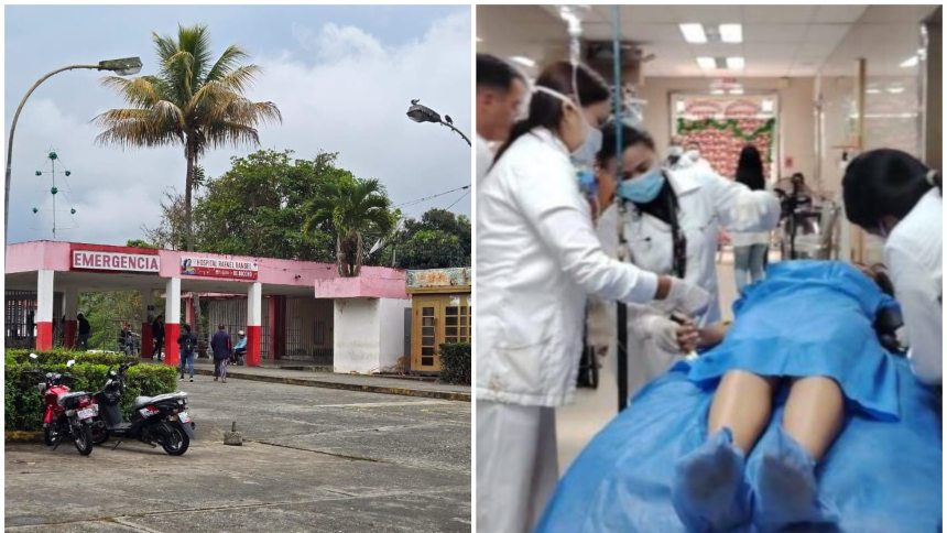 La intoxicación ocurrió en el hospital Rafael Rangel de Boconó, en el estado Trujillo. Foto cortesía Diario Los Andes.